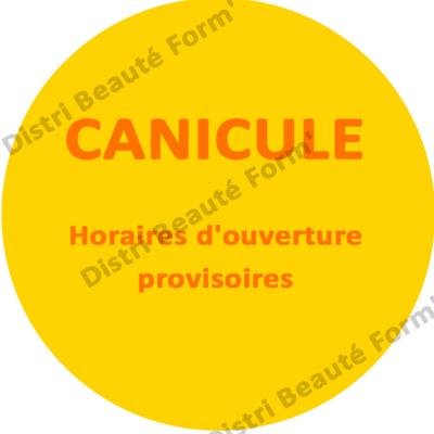 HORAIRES D'OUVERTURE MODIFIES en raison DE LA CANICULE - Août 2023